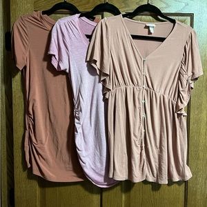 Pink Maternity t-shirts
